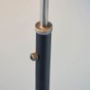 Czarna lampa podłogowa metalowa regulowany klosz retro industrialna klasyczna uniwersalna Franklin 98753 ENDON